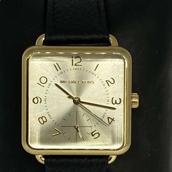 Michael Kors MK3663 Women\'s Black Leather Analog D main image 12